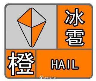 河北省张家口市发布冰雹橙色预警_1