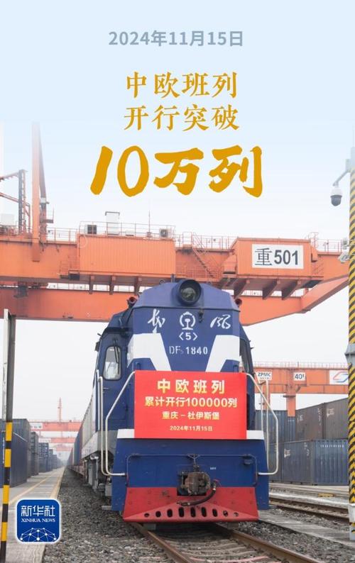 新华全媒+丨2024年首趟“中欧班列——进博号”抵沪
