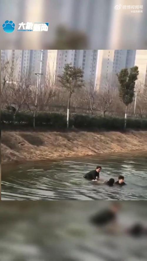 事发上海,一轿车意外冲入河中,司机被困!他一路狂奔跳河救人……