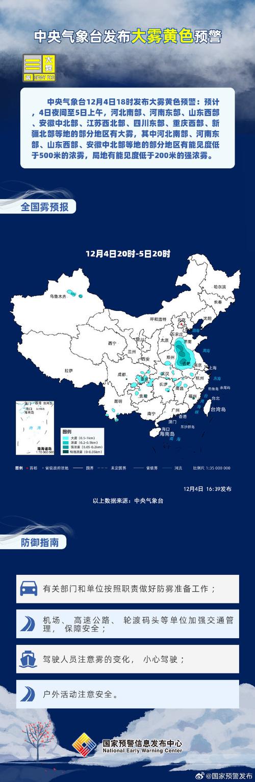 湖南省汉寿县发布霾黄色预警