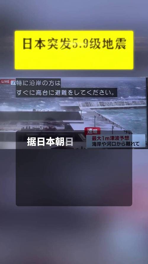 日本伊豆群岛附近发生5.9级地震 海啸警报已发布