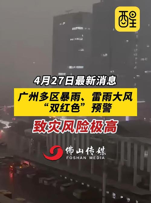 暴雨+雷雨大风 广东珠海全市双预警生效中
